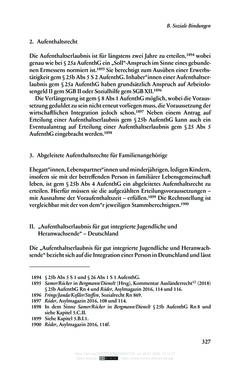 Bild der Seite - 327 - in Regularisierungen irregulär aufhältiger Migrantinnen und Migranten - Deutschland, Österreich und Spanien im Rechtsvergleich