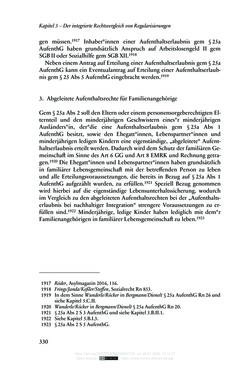 Bild der Seite - 330 - in Regularisierungen irregulär aufhältiger Migrantinnen und Migranten - Deutschland, Österreich und Spanien im Rechtsvergleich