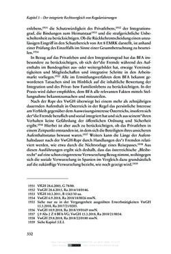 Bild der Seite - 332 - in Regularisierungen irregulär aufhältiger Migrantinnen und Migranten - Deutschland, Österreich und Spanien im Rechtsvergleich