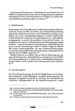 Bild der Seite - 333 - in Regularisierungen irregulär aufhältiger Migrantinnen und Migranten - Deutschland, Österreich und Spanien im Rechtsvergleich