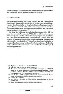 Image of the Page - 339 - in Regularisierungen irregulär aufhältiger Migrantinnen und Migranten - Deutschland, Österreich und Spanien im Rechtsvergleich