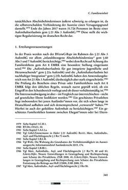 Image of the Page - 341 - in Regularisierungen irregulär aufhältiger Migrantinnen und Migranten - Deutschland, Österreich und Spanien im Rechtsvergleich