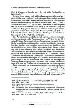 Image of the Page - 342 - in Regularisierungen irregulär aufhältiger Migrantinnen und Migranten - Deutschland, Österreich und Spanien im Rechtsvergleich