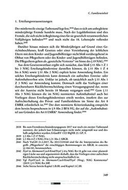 Image of the Page - 349 - in Regularisierungen irregulär aufhältiger Migrantinnen und Migranten - Deutschland, Österreich und Spanien im Rechtsvergleich