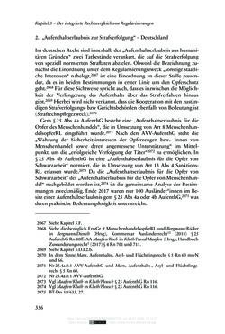 Image of the Page - 356 - in Regularisierungen irregulär aufhältiger Migrantinnen und Migranten - Deutschland, Österreich und Spanien im Rechtsvergleich