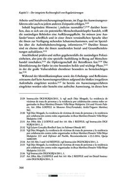 Image of the Page - 364 - in Regularisierungen irregulär aufhältiger Migrantinnen und Migranten - Deutschland, Österreich und Spanien im Rechtsvergleich