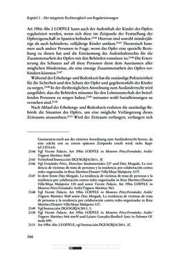 Image of the Page - 366 - in Regularisierungen irregulär aufhältiger Migrantinnen und Migranten - Deutschland, Österreich und Spanien im Rechtsvergleich