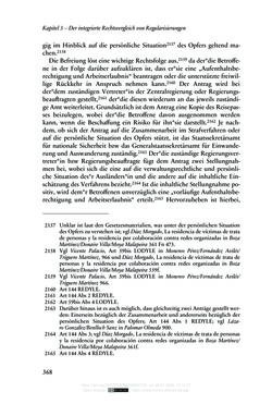Image of the Page - 368 - in Regularisierungen irregulär aufhältiger Migrantinnen und Migranten - Deutschland, Österreich und Spanien im Rechtsvergleich