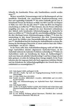 Bild der Seite - 379 - in Regularisierungen irregulär aufhältiger Migrantinnen und Migranten - Deutschland, Österreich und Spanien im Rechtsvergleich