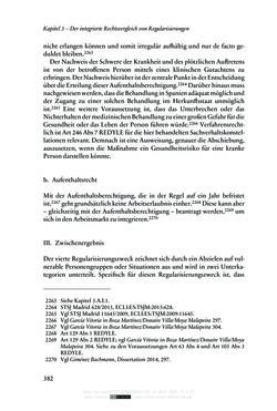 Image of the Page - 382 - in Regularisierungen irregulär aufhältiger Migrantinnen und Migranten - Deutschland, Österreich und Spanien im Rechtsvergleich