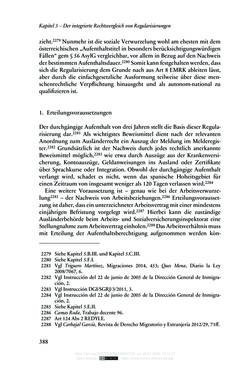 Image of the Page - 388 - in Regularisierungen irregulär aufhältiger Migrantinnen und Migranten - Deutschland, Österreich und Spanien im Rechtsvergleich