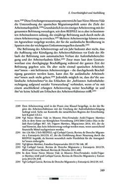 Image of the Page - 389 - in Regularisierungen irregulär aufhältiger Migrantinnen und Migranten - Deutschland, Österreich und Spanien im Rechtsvergleich