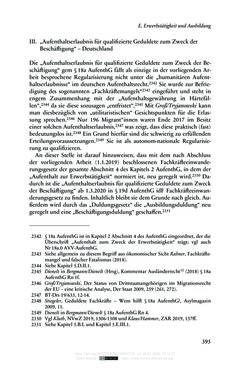 Image of the Page - 395 - in Regularisierungen irregulär aufhältiger Migrantinnen und Migranten - Deutschland, Österreich und Spanien im Rechtsvergleich