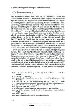 Image of the Page - 396 - in Regularisierungen irregulär aufhältiger Migrantinnen und Migranten - Deutschland, Österreich und Spanien im Rechtsvergleich