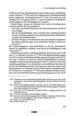 Image of the Page - 397 - in Regularisierungen irregulär aufhältiger Migrantinnen und Migranten - Deutschland, Österreich und Spanien im Rechtsvergleich