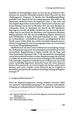 Bild der Seite - 403 - in Regularisierungen irregulär aufhältiger Migrantinnen und Migranten - Deutschland, Österreich und Spanien im Rechtsvergleich