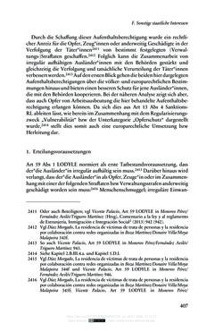 Bild der Seite - 407 - in Regularisierungen irregulär aufhältiger Migrantinnen und Migranten - Deutschland, Österreich und Spanien im Rechtsvergleich