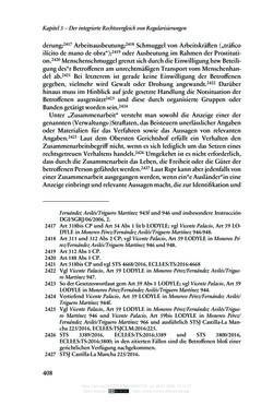 Bild der Seite - 408 - in Regularisierungen irregulär aufhältiger Migrantinnen und Migranten - Deutschland, Österreich und Spanien im Rechtsvergleich