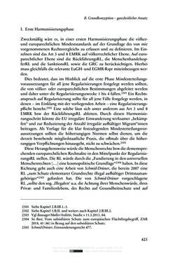 Bild der Seite - 425 - in Regularisierungen irregulär aufhältiger Migrantinnen und Migranten - Deutschland, Österreich und Spanien im Rechtsvergleich