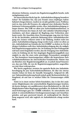 Image of the Page - 448 - in Regularisierungen irregulär aufhältiger Migrantinnen und Migranten - Deutschland, Österreich und Spanien im Rechtsvergleich