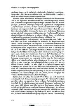Bild der Seite - 450 - in Regularisierungen irregulär aufhältiger Migrantinnen und Migranten - Deutschland, Österreich und Spanien im Rechtsvergleich
