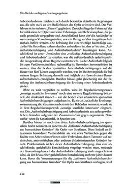 Bild der Seite - 454 - in Regularisierungen irregulär aufhältiger Migrantinnen und Migranten - Deutschland, Österreich und Spanien im Rechtsvergleich