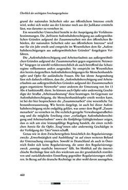 Bild der Seite - 460 - in Regularisierungen irregulär aufhältiger Migrantinnen und Migranten - Deutschland, Österreich und Spanien im Rechtsvergleich