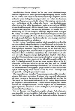 Bild der Seite - 464 - in Regularisierungen irregulär aufhältiger Migrantinnen und Migranten - Deutschland, Österreich und Spanien im Rechtsvergleich