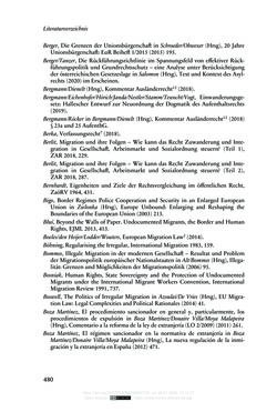 Bild der Seite - 480 - in Regularisierungen irregulär aufhältiger Migrantinnen und Migranten - Deutschland, Österreich und Spanien im Rechtsvergleich