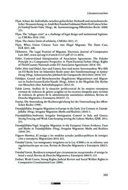 Image of the Page - 505 - in Regularisierungen irregulär aufhältiger Migrantinnen und Migranten - Deutschland, Österreich und Spanien im Rechtsvergleich
