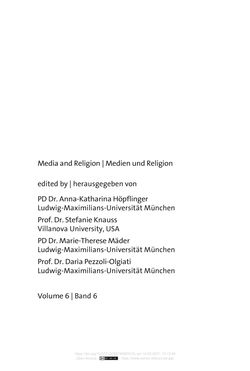 Bild der Seite - (000002) - in Religion, Medien und die Corona-Pandemie - Paradoxien einer Krise
