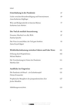 Image of the Page - 6 - in Religion, Medien und die Corona-Pandemie - Paradoxien einer Krise
