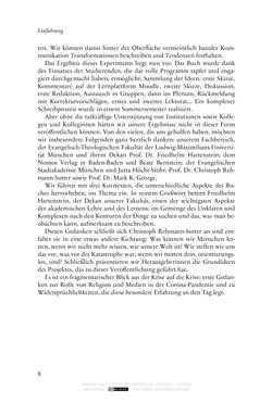 Image of the Page - 8 - in Religion, Medien und die Corona-Pandemie - Paradoxien einer Krise
