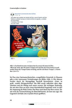 Bild der Seite - 44 - in Religion, Medien und die Corona-Pandemie - Paradoxien einer Krise