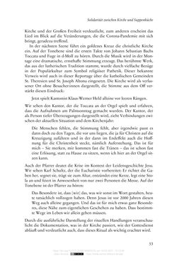Image of the Page - 53 - in Religion, Medien und die Corona-Pandemie - Paradoxien einer Krise