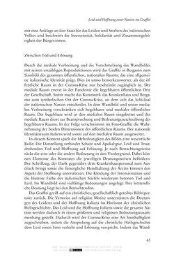 Image of the Page - 65 - in Religion, Medien und die Corona-Pandemie - Paradoxien einer Krise