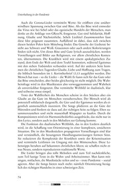 Image of the Page - 74 - in Religion, Medien und die Corona-Pandemie - Paradoxien einer Krise