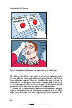 Image of the Page - 80 - in Religion, Medien und die Corona-Pandemie - Paradoxien einer Krise