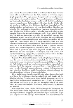 Bild der Seite - 83 - in Religion, Medien und die Corona-Pandemie - Paradoxien einer Krise