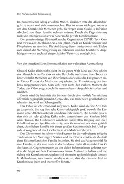 Bild der Seite - 90 - in Religion, Medien und die Corona-Pandemie - Paradoxien einer Krise