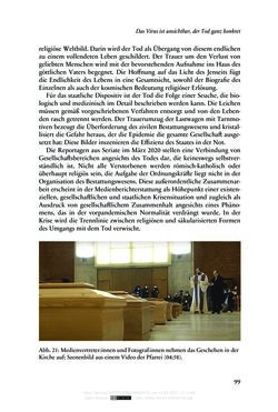 Bild der Seite - 99 - in Religion, Medien und die Corona-Pandemie - Paradoxien einer Krise