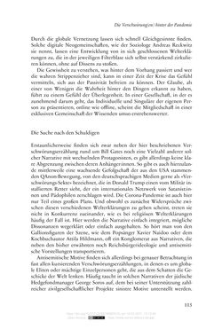Bild der Seite - 115 - in Religion, Medien und die Corona-Pandemie - Paradoxien einer Krise