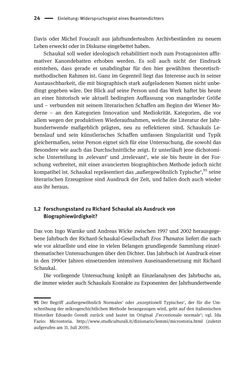 Image of the Page - 24 - in Richard Schaukal in Netzwerken und Feldern der literarischen Moderne