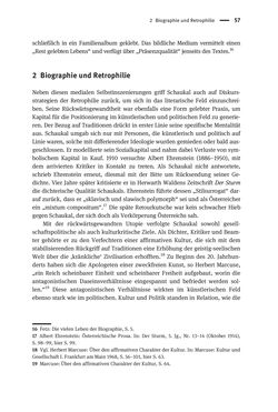 Bild der Seite - 57 - in Richard Schaukal in Netzwerken und Feldern der literarischen Moderne