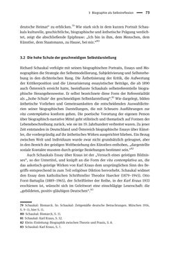 Bild der Seite - 73 - in Richard Schaukal in Netzwerken und Feldern der literarischen Moderne