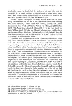 Bild der Seite - 123 - in Richard Schaukal in Netzwerken und Feldern der literarischen Moderne
