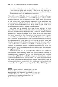 Image of the Page - 184 - in Richard Schaukal in Netzwerken und Feldern der literarischen Moderne