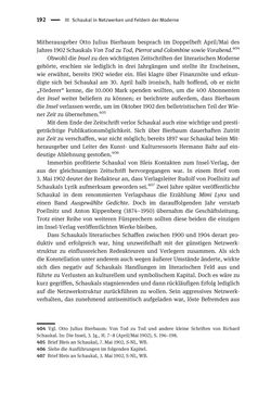 Image of the Page - 192 - in Richard Schaukal in Netzwerken und Feldern der literarischen Moderne