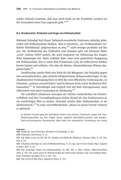 Image of the Page - 206 - in Richard Schaukal in Netzwerken und Feldern der literarischen Moderne