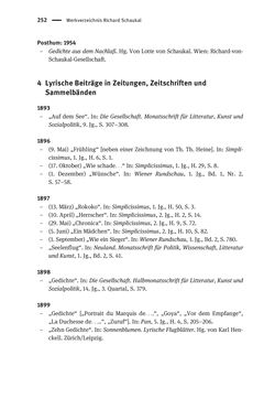 Image of the Page - 252 - in Richard Schaukal in Netzwerken und Feldern der literarischen Moderne